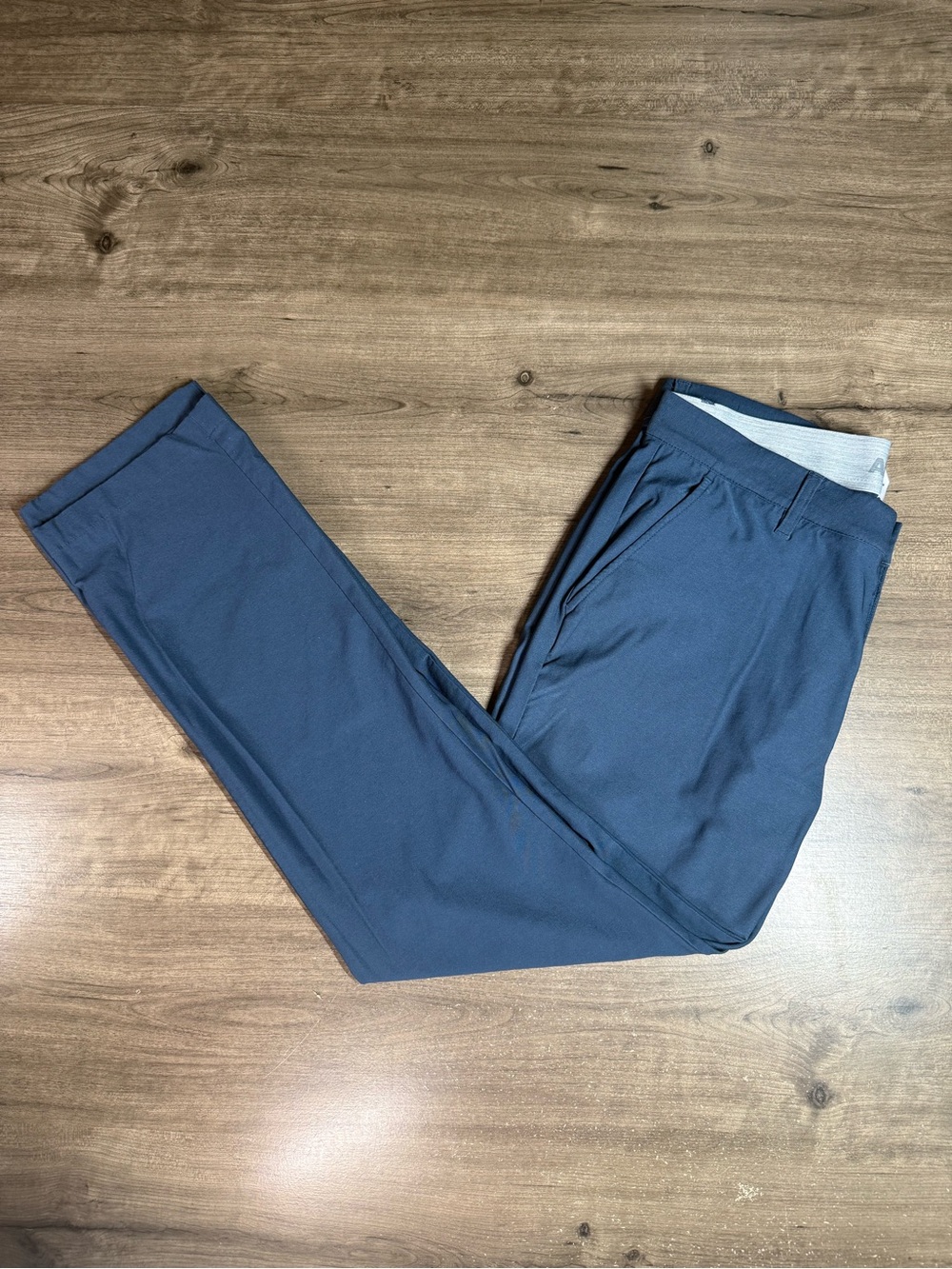 Adidas Men’s Blue Straight Leg Golf Pants Polyester Blend 32x32